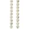 Perles en formes de cœurs en coquillage naturel blanc de Bead Landing, 10 mm
